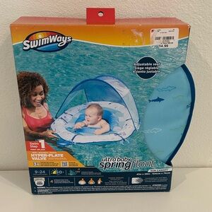SwimWays Blue Ultra Baby Spring Float